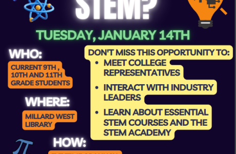 Stem Event flyer with information