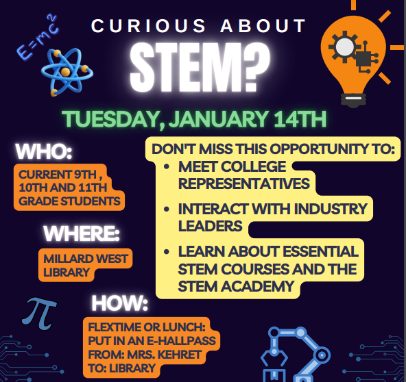 Stem Event flyer with information