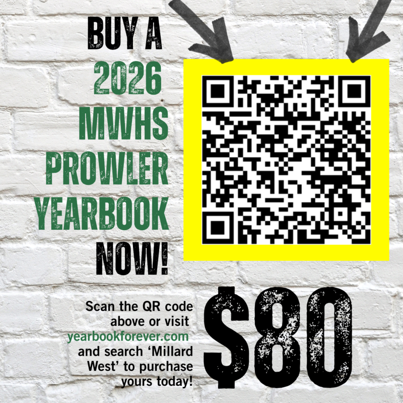 Image of a qr code to order a yearbook